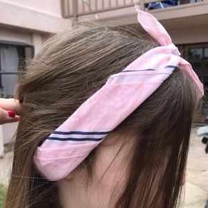Vintage Breckenridge ski bandana baby pink